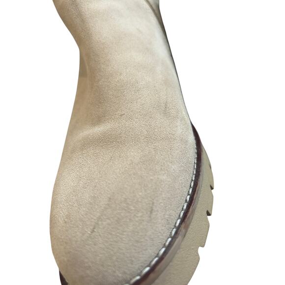 Blondo Dagger Waterproof D Ring Buckle Detail Booties Sand Suede Size 11 - Picture 5 of 8